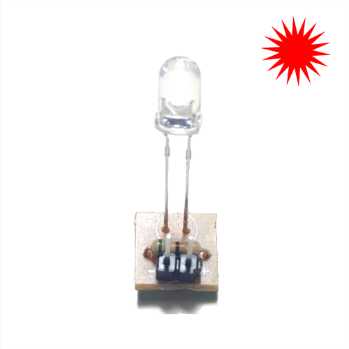 5mm 6v Led Modl effaf Krmz