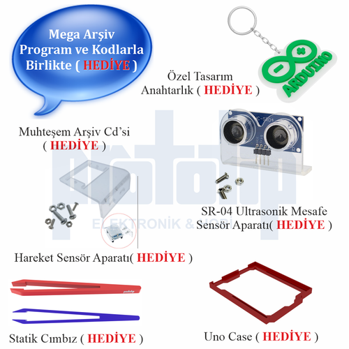 Arduino Balang Seti UNO R3 Byk Frsat 93 Para 312 Adet