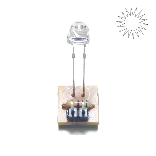 4.8mm 12v Led Modl Mantar Beyaz