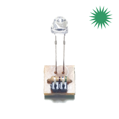 4.8mm 12v Led Modl Mantar Yeil