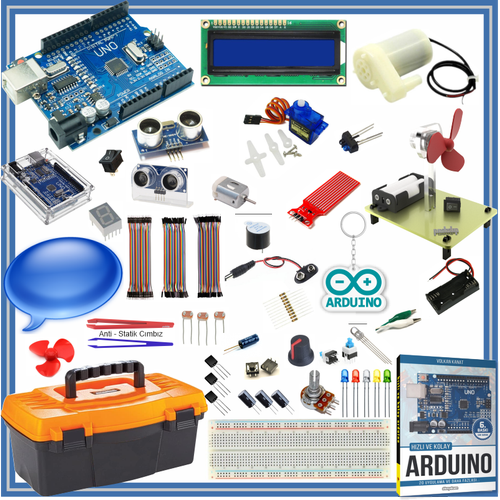 Arduino UNO R3 ( CH340G ) Ekonomik Set 80 Parça 301 Adet