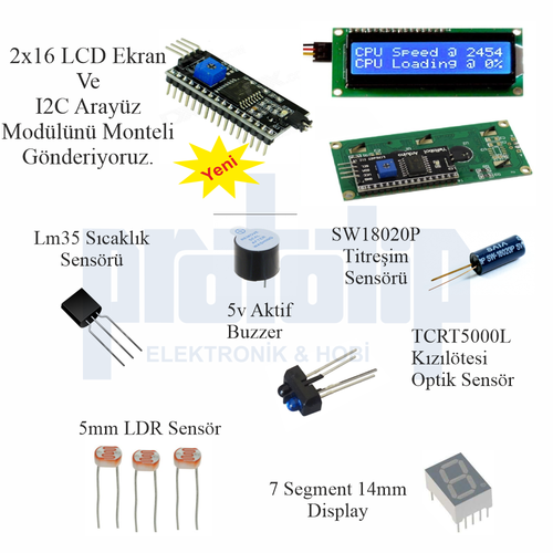Arduino Balang Seti UNO R3 Byk Frsat 93 Para 312 Adet