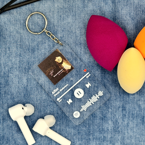 Spotify Kodlu Anahtarlk 8x5cm ( Derya Bedavac ) Affet
