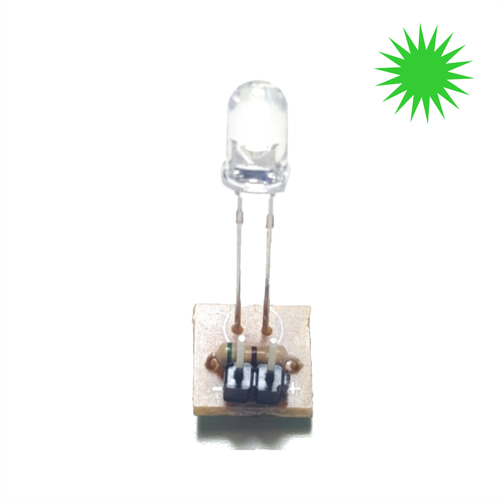 5mm 5v Led Modl effaf Yeil