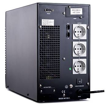 POWERFUL UPS PSE-1102 2KVA 4-10 DK LCD EKRAN KESÝNTÝSÝZ GÜÇ KAYNAÐI