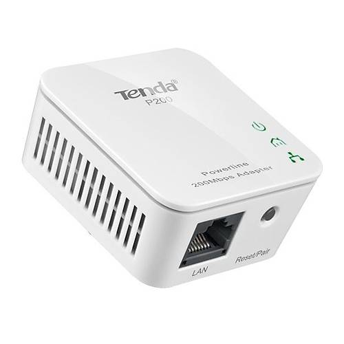 TENDA P200 HOMEPLUG KIT 200Mbps POWERLINE ADAPTR