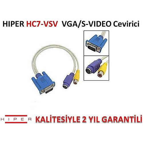 HIPER HC7-VSV VGA/S-VIDEO ÇEVÝRÝCÝ