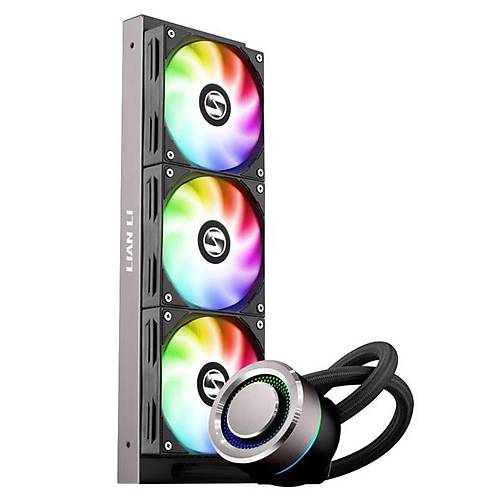 Lian Li Galahad AIO 360 Black 360mm RGB Siyah lemci Sv Soutucu