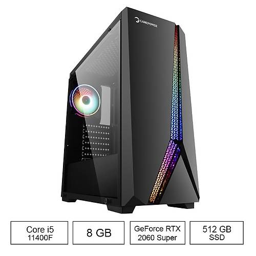 OXPC-5000 i5-11400F 8GB 512GB 8GB RTX2060 FDOS