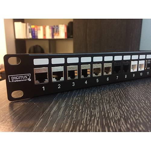 DIGITUS 24 PORT RAF TP PPANEL 1U SYAH(DN-91411)