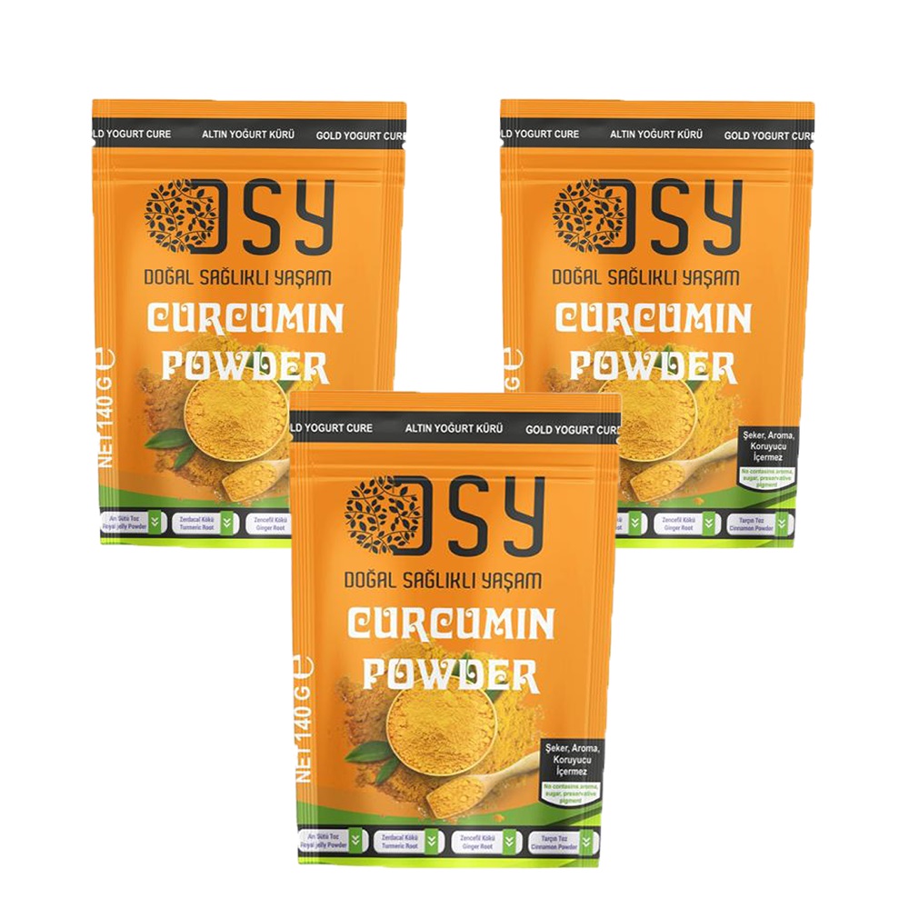 3 Adet Curcumin Powder