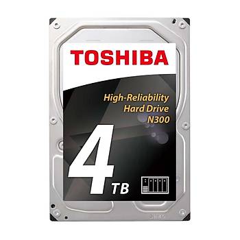 TOSHIBA N300 4TB 7200RPM 128MB SATA3 6Gbit/sn HDWQ140UZSVA NAS HDD