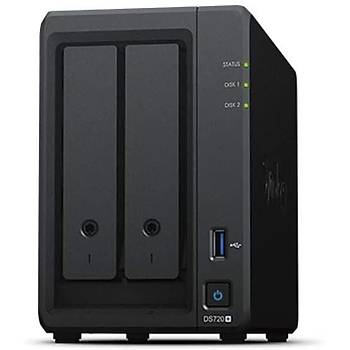 SYNOLOGY DS720PLUS 2GB 2 BAY 2xGLAN DEPOLAMA NTES