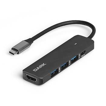 DARK DK-AC-U31X41 TYPE-C TO HDMI/3xUSB3.0 EVRC HUB