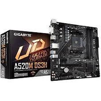 GIGABYTE A520M-DS3H A520M-DS3H 4733MHz DDR4 Soket AM4 mATX Anakart