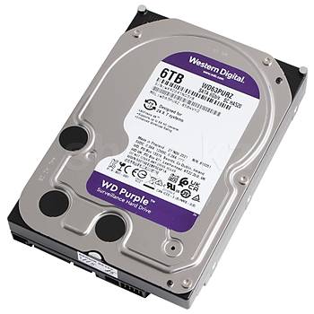 WD PURPLE 6TB 5700RPM 256MB SATA3 6Gbit/sn WD63PURZ 7/24 HDD