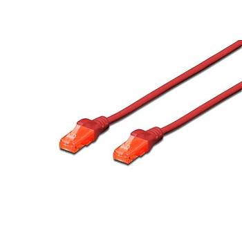 DIGITUS DK-1617-030/R 3,0 m CAT 6 PATCH KABLO,KIRM