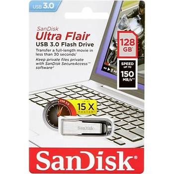 SANDISK ULTRA FLAIR 128GB USB3.0 FLASH BELLEK SDCZ73-128G-G46