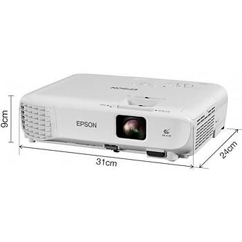 EPSON EB-W06 1280x800 3700 ANSI. WXGA PROJEKSÝYON