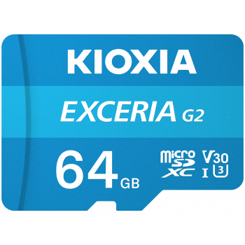 64GB MICRO SDXC 100MB/s KIOXIA LMEX2L064GG2