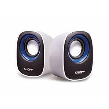 Snopy SN-120 1+1 Usb Beyaz/Mavi Speaker