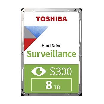 TOSHIBA SURVEILLANCE S300 8TB 7200RPM 256MB SATA3 6Gbit/sn HDWT380UZSVA 7/24 GÜVENLÝK HDD