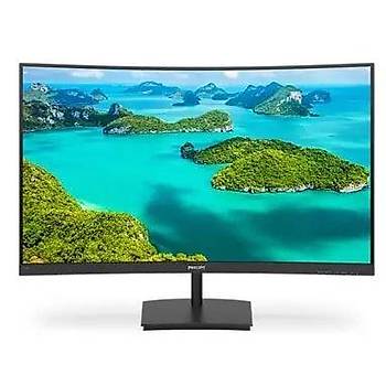 PHILIPS 241E1SC-00 24'' LED 1920x1080 4Ms 75Hz VGA HDMI Kavisli Siyah LCD Monitr