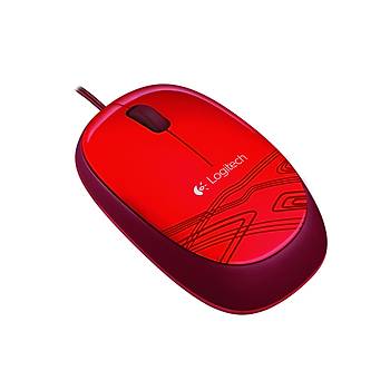 LOGITECH 910-002945 M105,Kablolu,USB Balantl Optik Mouse,Krmz