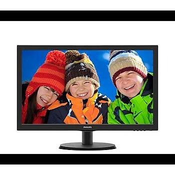 PHILIPS 223V5LHSB2-01 21.5" 1920x1080 5ms 60Hz VGA HDMI Siyah LED Monitr