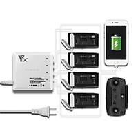 DJI Mavic Air 6 in 1 oklu Hzl Pil arj Cihaz 2 USB kl 