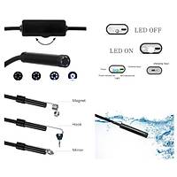 Wifi Endoskop Kamera 8mm 8 Led HD 1200P 1m Sert Kablo Su Geirmez