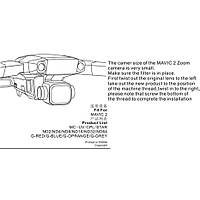 Dji Mavic 2 Pro Gimbal Kamera Lensi in MCUV Polarize Filtre JSR