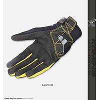 Motorsiklet Yazlk Eldiven KOMINE GK162 3D rg Teknolojisi Sar/Siyah XL 