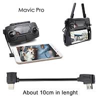 DJI Mavic Pro IOS Veri Kablosu 10 cm Telefonlar in Siyah Renk