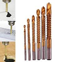 Titanyum Kapl HSS Hava Matkap Ucu 4/5/6/7/8mm 6 l Set