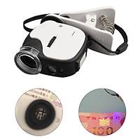 55X Büyüteç Telefon Klipsli Optik Makro Lens Büyüteç 2 LED 1 UV LED ORCA