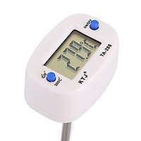Termometre Gıda Yemek Sıcaklık Sensörü LCD Ekranlı
