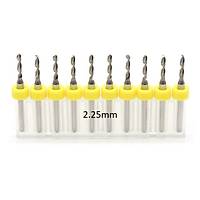 Mikro Karbr PCB Matkap Ucu Metal CNC Sondaj 10lu Set 2.25mm 