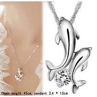ift Yunus Zirkon Tal Rhinestones Kakma Ksa Zincirli Kolye Gm Kaplama