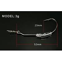 PROFISHER 5 Adet Spring Kafal Jiket Karbon elik Kanca 3 gr