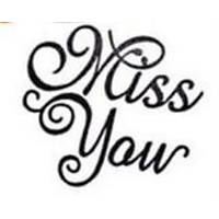 Retro Mektup Mhr Damga Miss You + 30 Adet Mhr Mumu + Eritme Ka
