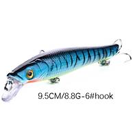 Profisher 3 Renk Set 2 Kanca Sahte Balk Yem 8,8 gr 9,5 cm Sunset