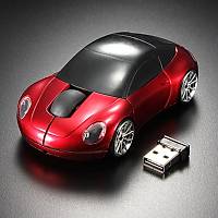 Porsche Araba Şeklinde Optik Mause Kablosuz Led Farlar