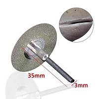 Dremel ve Dner Cihazlar iin 35mm Dairesel Kesme Andrc Elmas Disk  