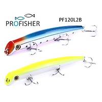 PROFISHER 2 Renk Set 2 Kanca Sahte Balk Yem 17 gr 12 cm Surface Sub