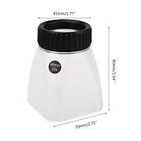 15X Silindir Tipi Cup Büyüteç Masaüstü 45mm Akrilik Lens