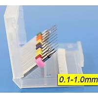 PCB Mikro Karbür CNC Matkap Ucu 10lu Gravür Set 0.1mm-1.00mm Tungsten  