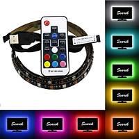 USB kl Led RGB ok Renkli TV Bilgisayar Arka Plan Dekoratif Ik 17 Buton Kumandal