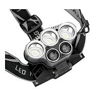 5 Led 6 Modlu Kafa Feneri 3 Beyaz 2 Mavi Yamur Geirmez Alminyum Alam 50W