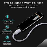 Alevsiz Tesla akmak Dokunmatik Ateleme Sensrl USB arjl Anti Rzgar 